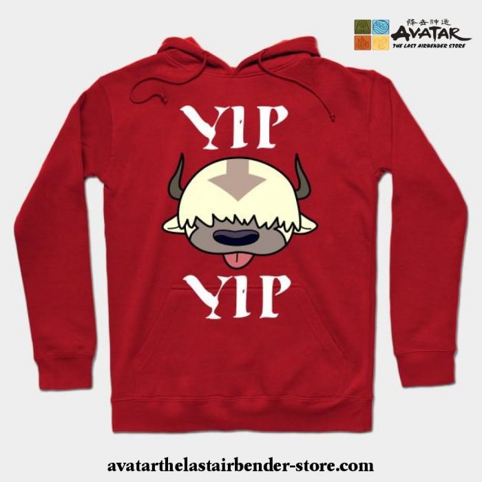 Yip Appa Avatar The Last Airbender Hoodie Red / S