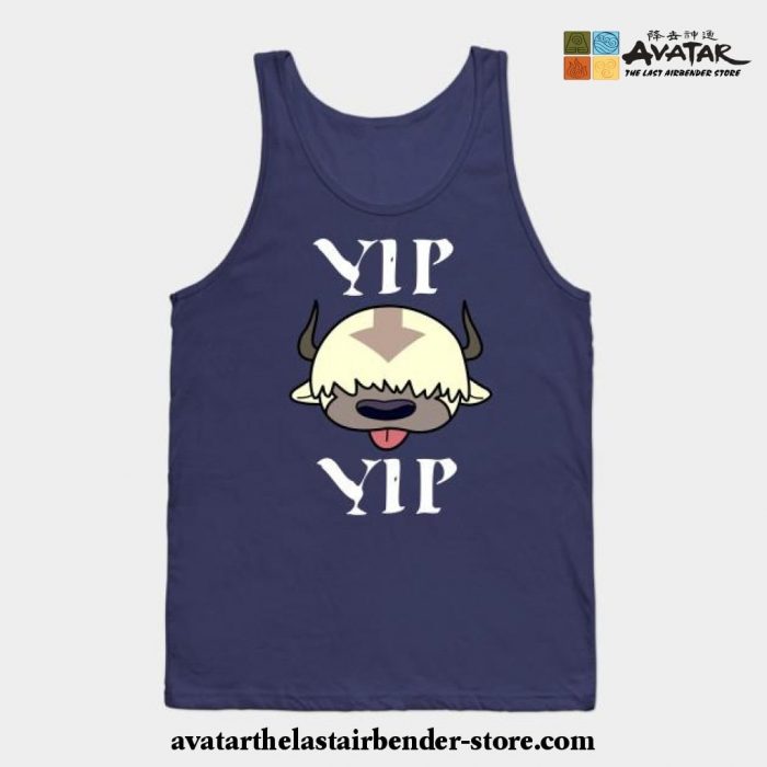 Yip Appa Avatar The Last Airbender Tank Top Navy Blue / S