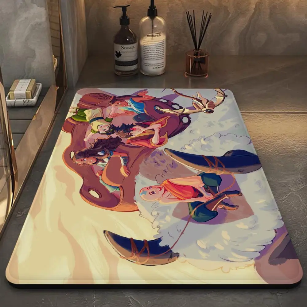 Avatar The Last Airbende Floor Mat Bathroom Mat Kids Room Bedroom Decoration Balcony Anti Slip Doormat 4 - Avatar The Last Airbender Store