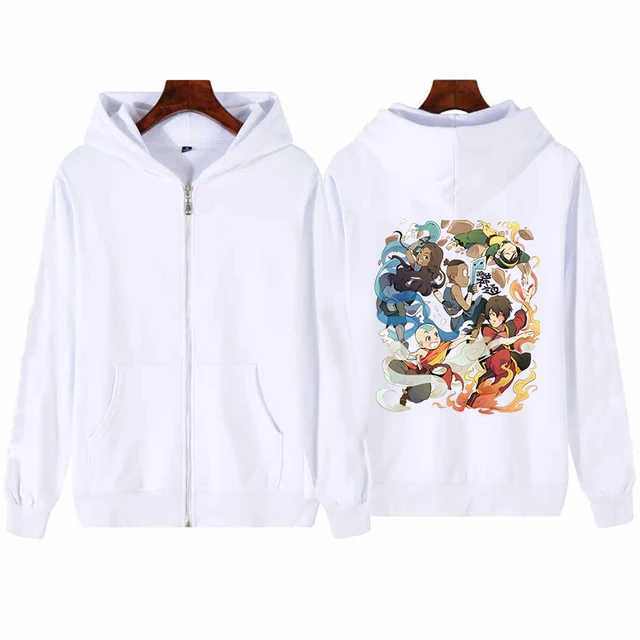 Avatar The Last Airbender Hoodie With Zipper Anime Kids Friend Aang Funny Print Cartoon Black Drawstring.jpg 640x640 7 - Avatar The Last Airbender Store