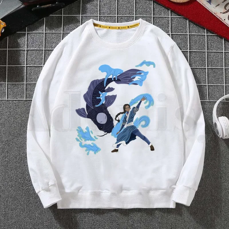 Avatar The Last Airbender Women New Fashion Hip Hop Hoodies Girls Harajuku Sweatshirts Print Long Sleeved - Avatar The Last Airbender Store