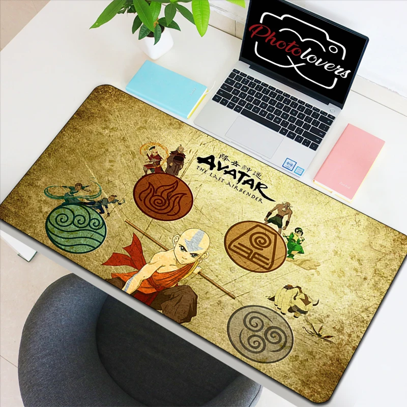 Avatar the Last Airbender Computer Mouse Pad Gamer Desk Accessories Pc Cabinet Keyboard Mousepad Mat Gaming 15 - Avatar The Last Airbender Store