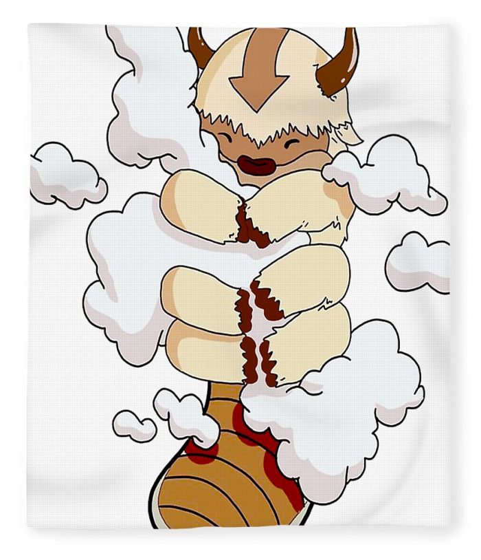 appa cuddling clouds lusky gretel transparent - Avatar The Last Airbender Store