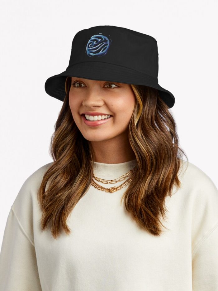 Avatar The Last Airbender Waterbender Symbol Bucket Hat Official Avatar The Last Airbender Merch