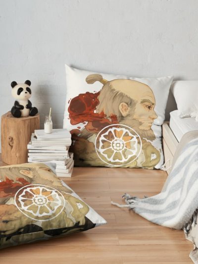 Iroh Throw Pillow Official Avatar The Last Airbender Merch