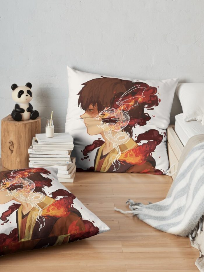 Zuko Throw Pillow Official Avatar The Last Airbender Merch