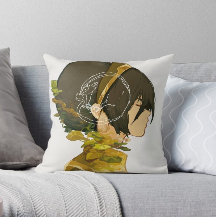 Toph Beifong Throw Pillow Official Avatar The Last Airbender Merch