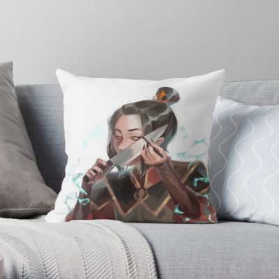 Azula'S Eyeliner Throw Pillow Official Avatar The Last Airbender Merch