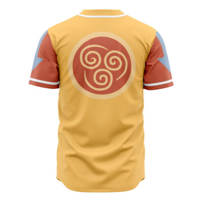 Airbenders Avatar AOP Baseball Jersey AOP Baseball Jersey BACK Mockup - Avatar The Last Airbender Store