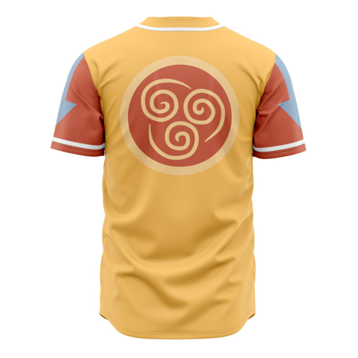 Airbenders Avatar AOP Baseball Jersey AOP Baseball Jersey BACK Mockup - Avatar The Last Airbender Store