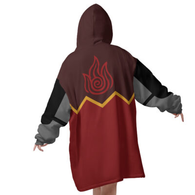 Mockup Blanket Hoodie back 11 - Avatar The Last Airbender Store