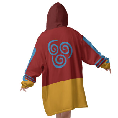 Mockup Blanket Hoodie back 7 - Avatar The Last Airbender Store