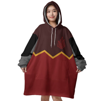 Mockup Blanket Hoodie front 11 - Avatar The Last Airbender Store