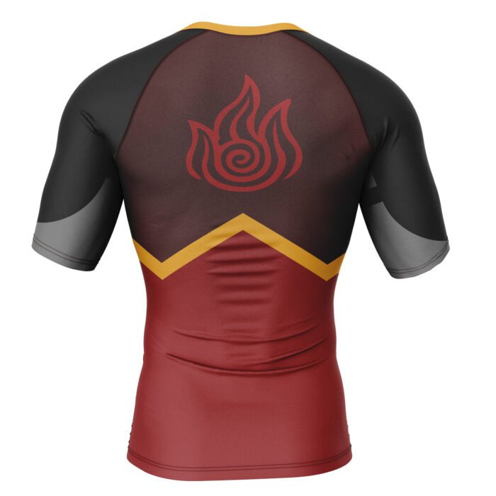 Short Sleeve Rash Guard back 60 - Avatar The Last Airbender Store