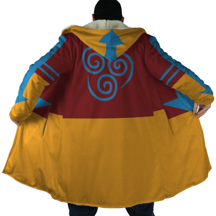 The Last Airbender Avatar AOP Hooded Cloak Coat NO HOOD Mockup - Avatar The Last Airbender Store