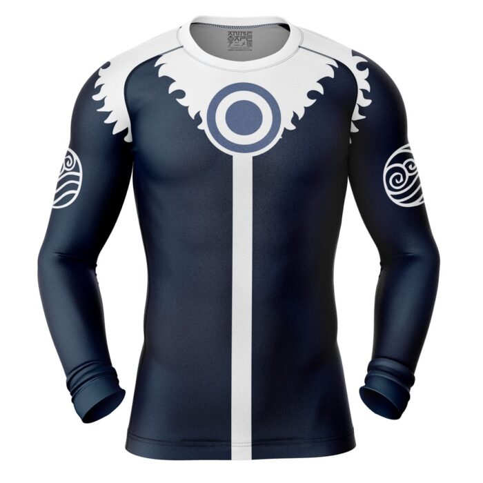 Waterbender Compression Shirt Rash Guard front - Avatar The Last Airbender Store