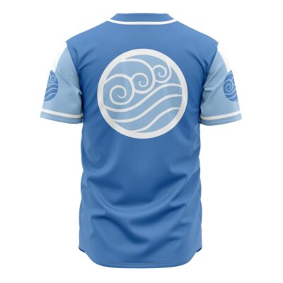 Waterbenders Avatar AOP Baseball Jersey AOP Baseball Jersey BACK Mockup - Avatar The Last Airbender Store